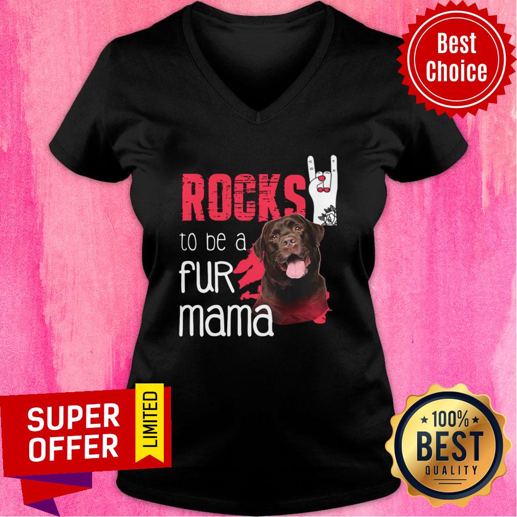 Top Guard Dog Rocks To Be A Fur Mama Shirt - Image 3