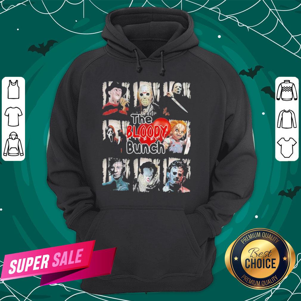 Halloween Horror Characters The Bloody Bunch Shirt - Image 5