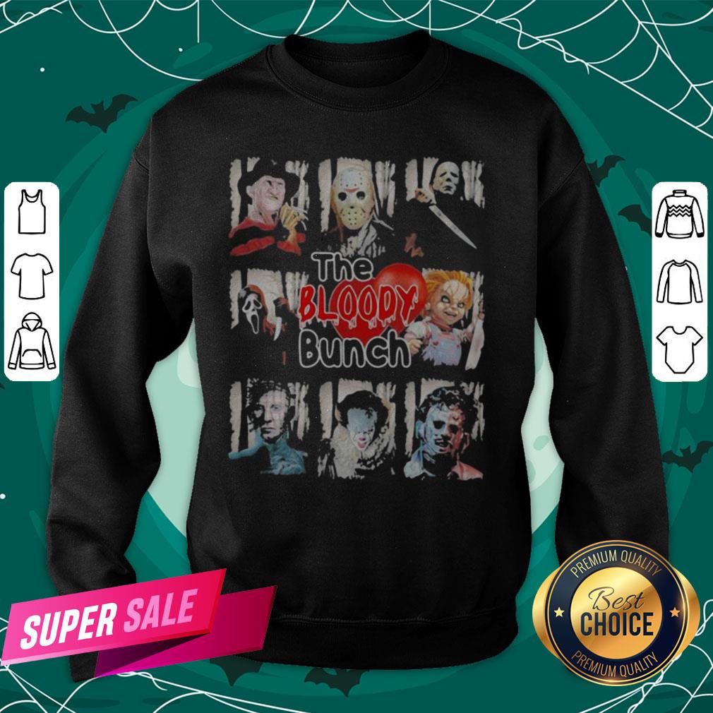 Halloween Horror Characters The Bloody Bunch Shirt - Image 4