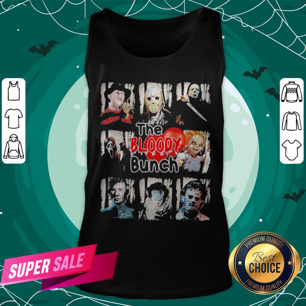Halloween Horror Characters The Bloody Bunch Shirt - Image 3