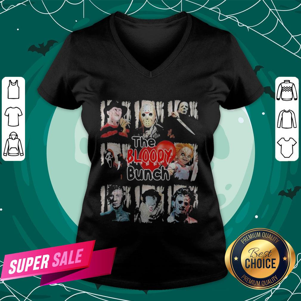 Halloween Horror Characters The Bloody Bunch Shirt - Image 2