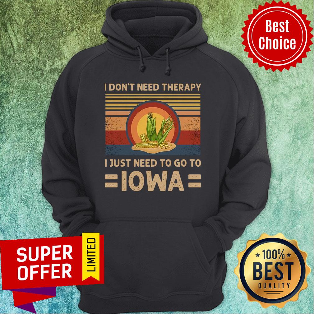 I Don’t Need Therapy I Just Need To Go To Iowa Corn Vintage Shirt - Image 2
