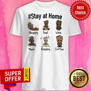 Premium Baby Groot Stay At Home Shirt