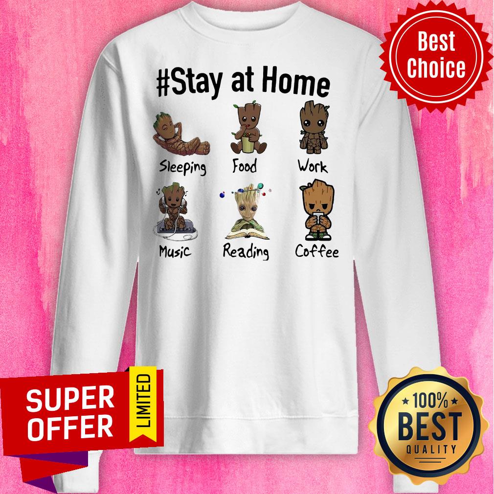 Premium Baby Groot Stay At Home Shirt - Image 2