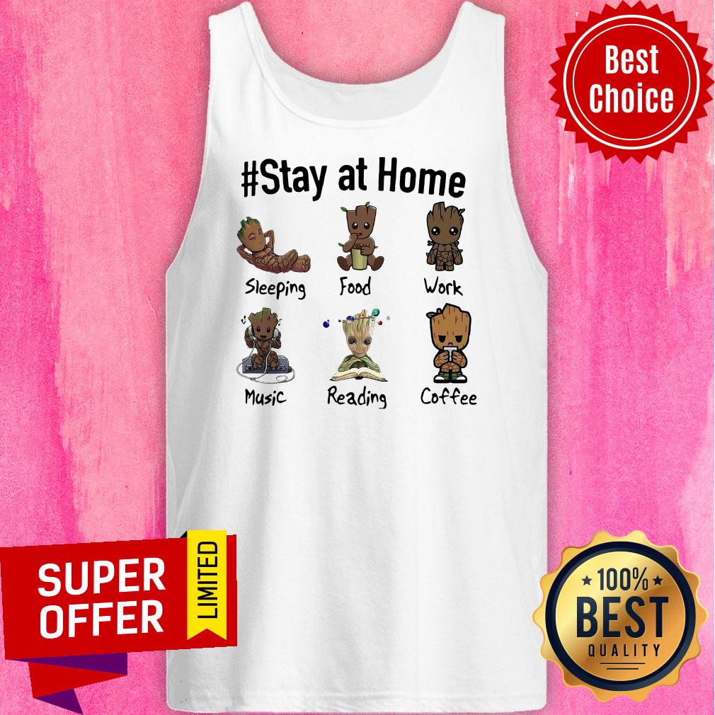 Premium Baby Groot Stay At Home Shirt - Image 5