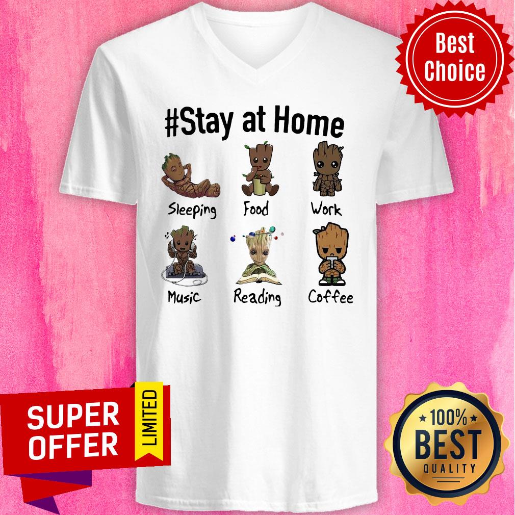 Premium Baby Groot Stay At Home Shirt - Image 4