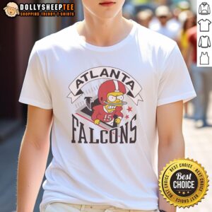 Nice The Simpsons Bart X Atlanta Falcons T-Shirt