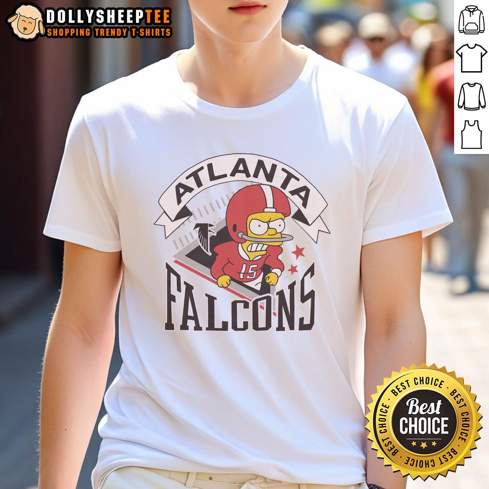 Nice The Simpsons Bart X Atlanta Falcons T-Shirt