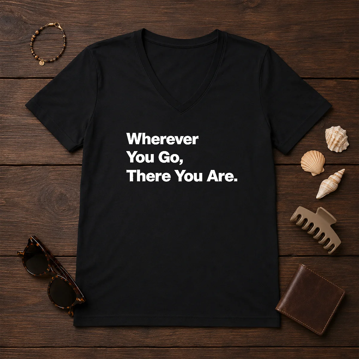 Original Whenever You Go There You Are Shirt - Image 2