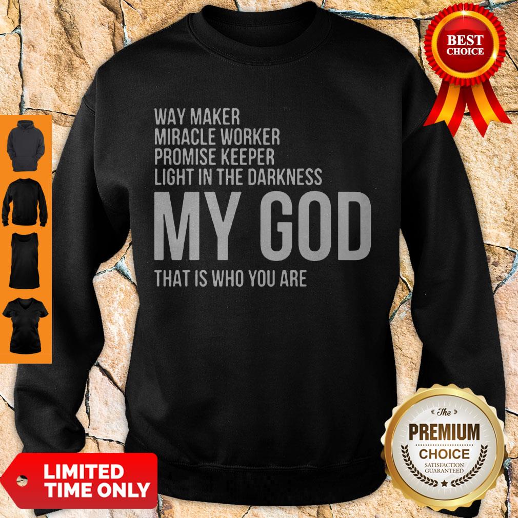 Premium Way Maker Miracle Worker My God Shirt - Image 3