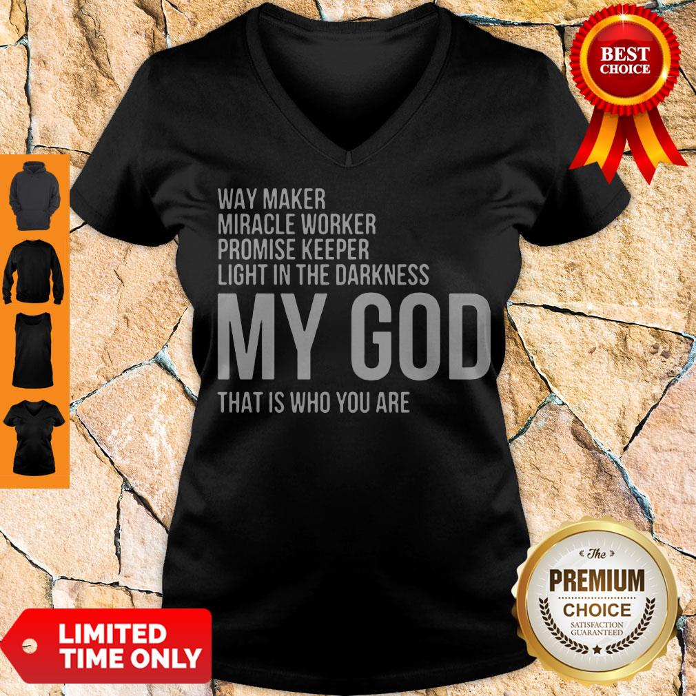 Premium Way Maker Miracle Worker My God Shirt - Image 5