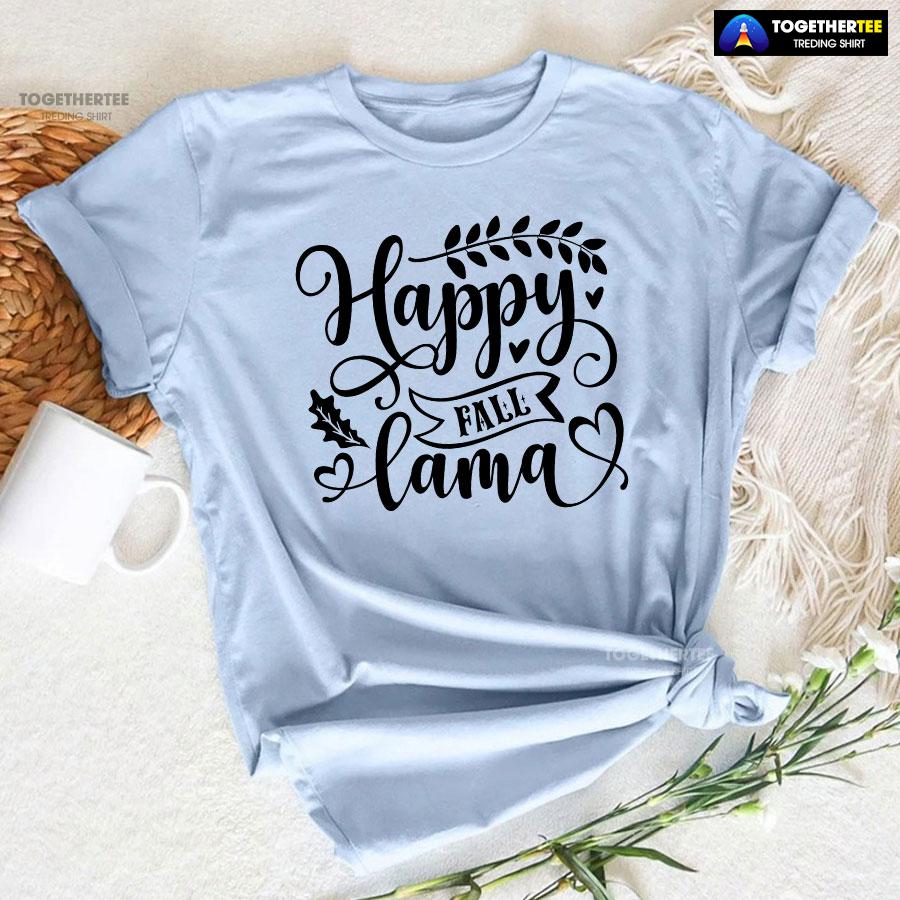 Happy Fall Lama T-Shirt