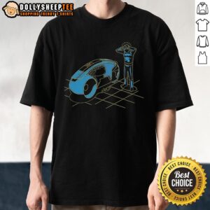 Nice The Big Bang Theory Sheldon Cooper Tron T-Shirt