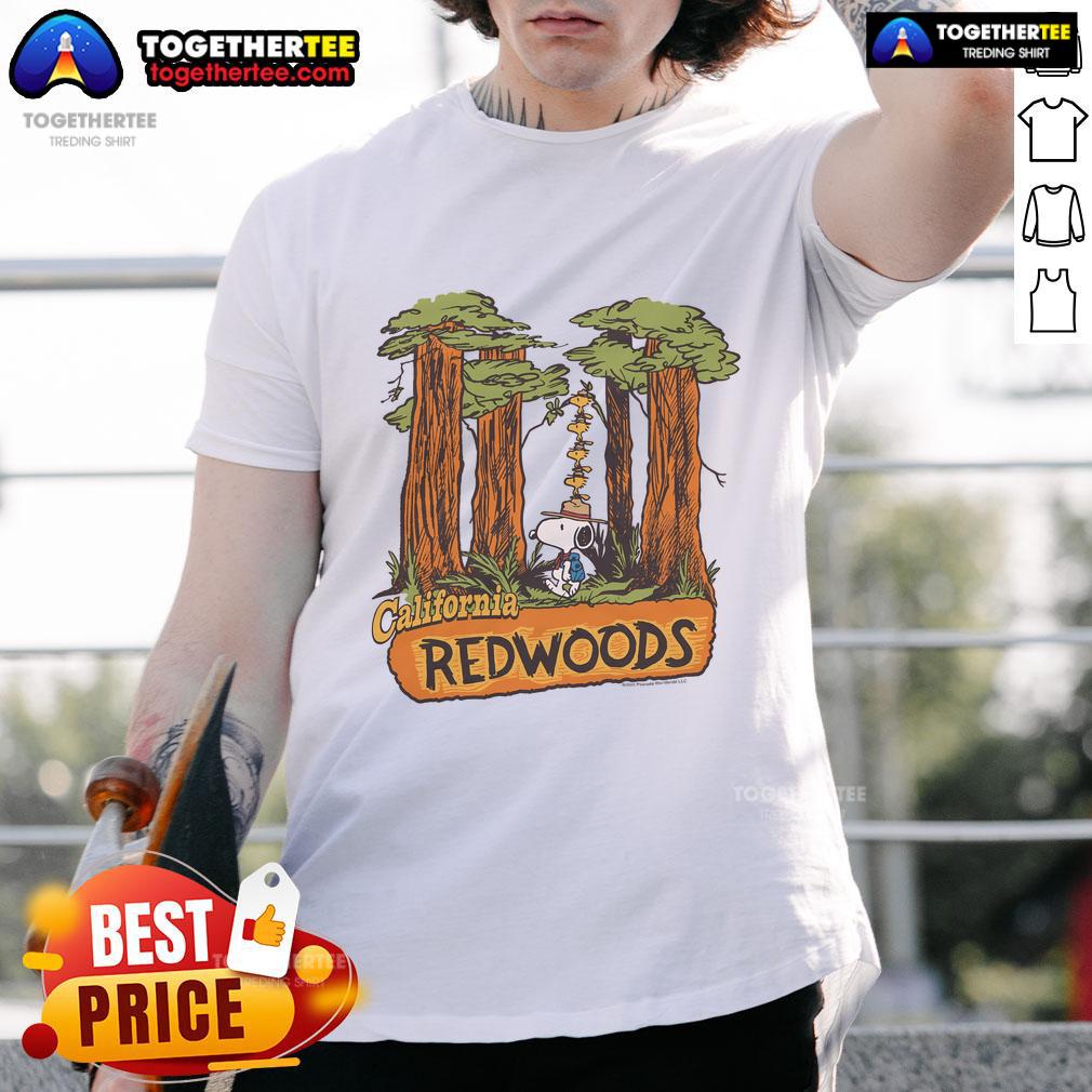 Official Peanuts Snoopy X California Redwoods T-Shirt