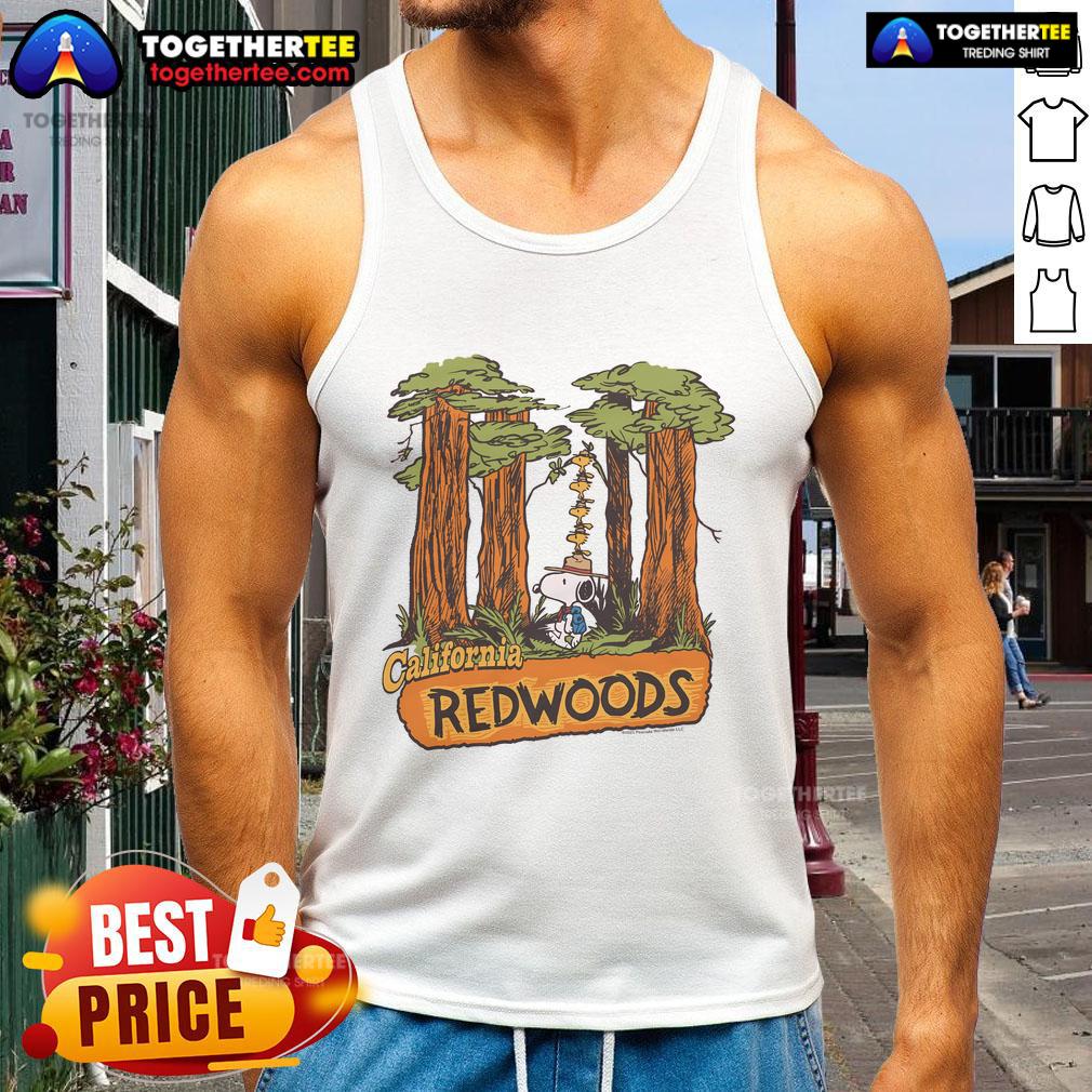 Official Peanuts Snoopy X California Redwoods T-Shirt - Image 4