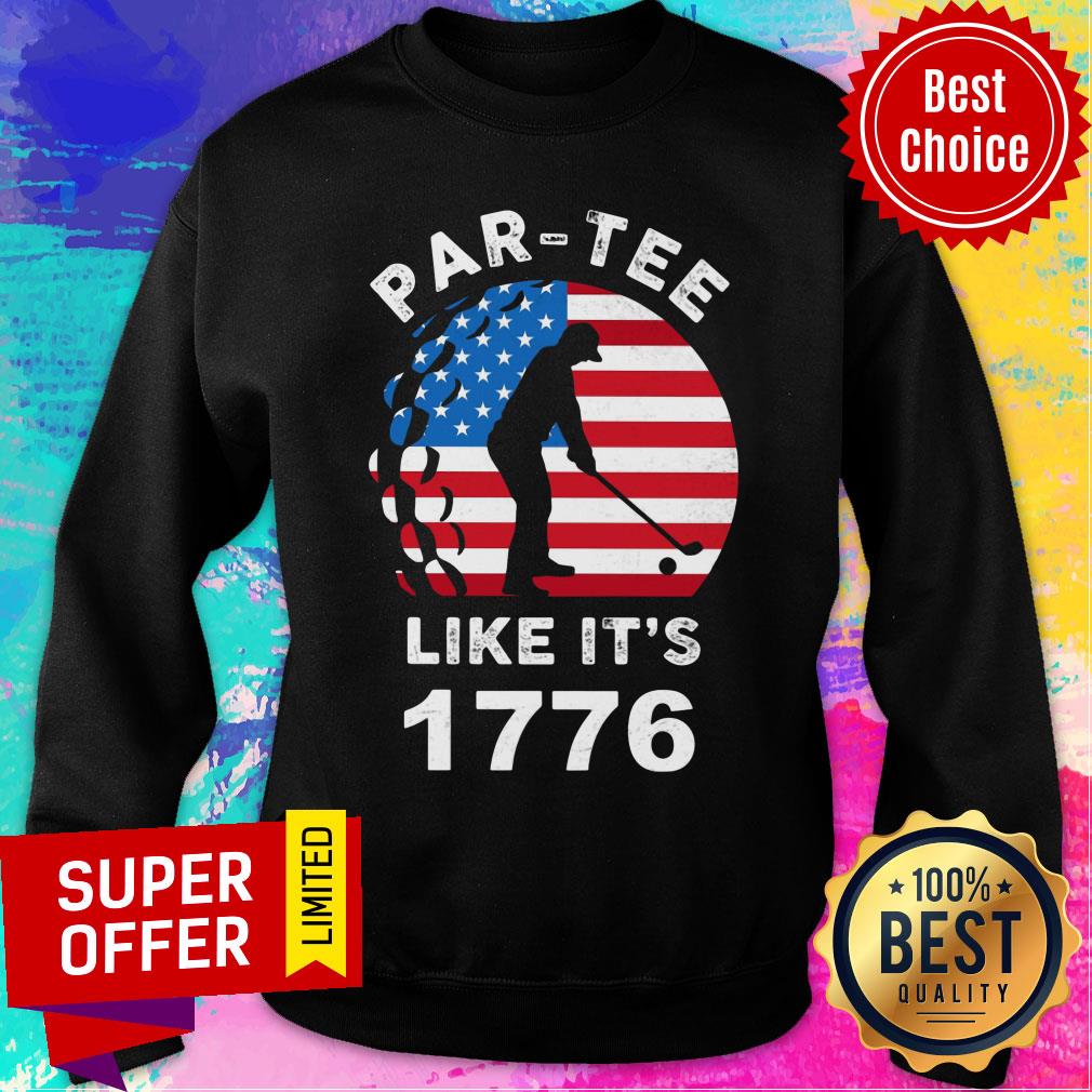 Par Tee Like It's 1776 American Flag Shirt - Image 4