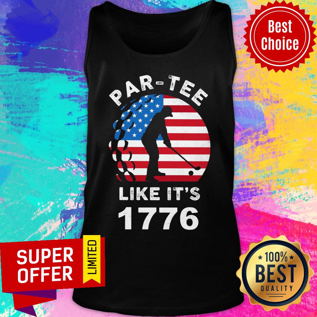 Par Tee Like It's 1776 American Flag Shirt - Image 3