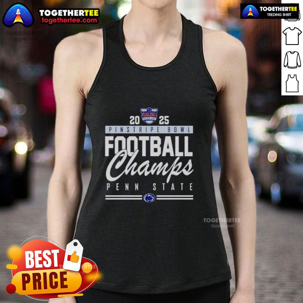Official Penn State Nittany Lions Pinstripe Bowl Champions 2025 T-Shirt - Image 4