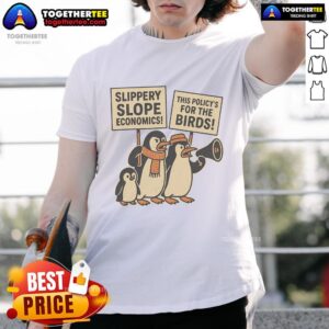 Funny Penguins Against Tariffs Heard Island Penguin Resist T-Shirt