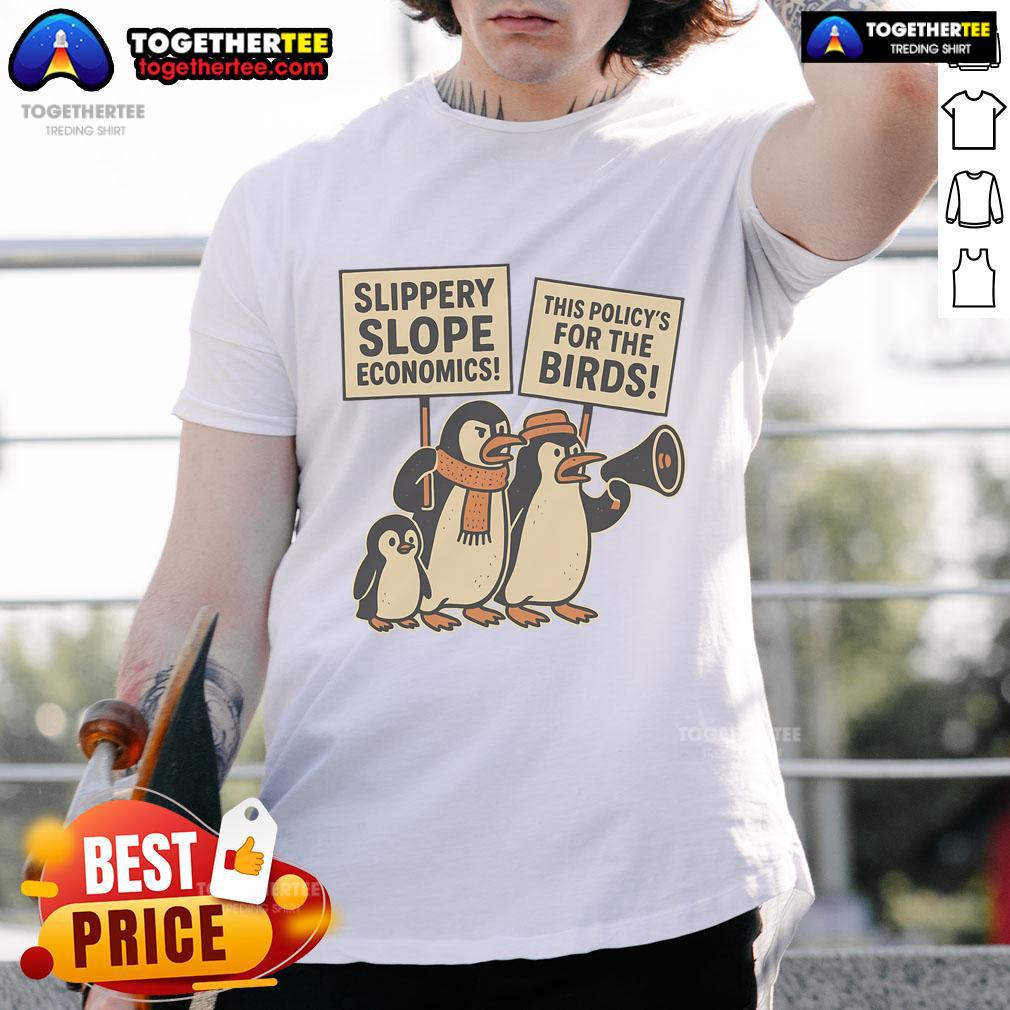Funny Penguins Against Tariffs Heard Island Penguin Resist T-Shirt