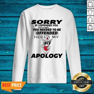 Alternative view of Good Sorry If I Offended You But Maybe You Needed To Be Offended Shirt
