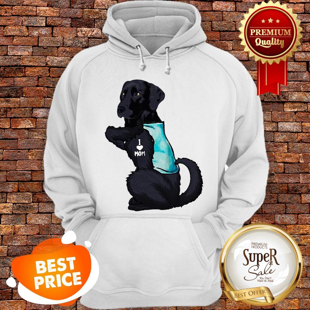 Nice Labrador Retriever Black Tattoo I Love Mom shirt - Image 5