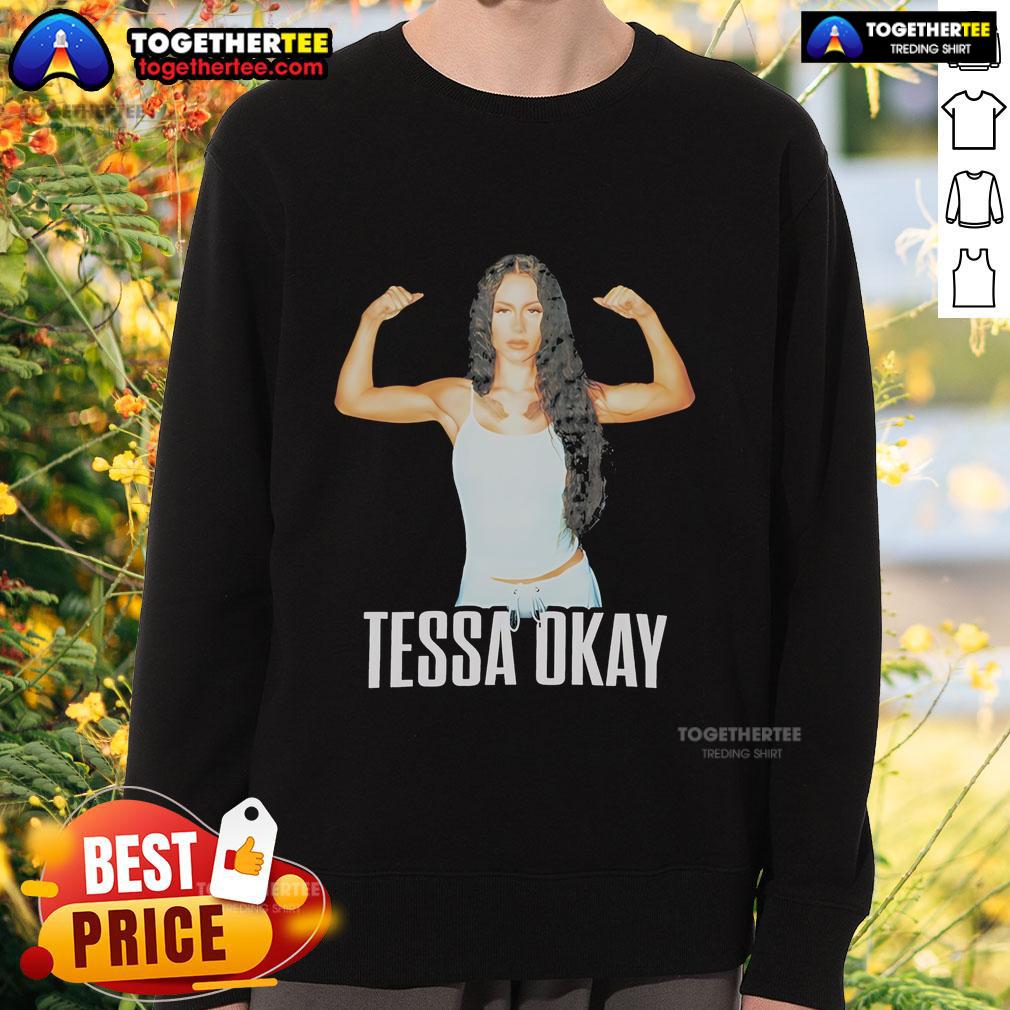 Official Tessa Okay Muscle Photo T-Shirt - Image 5