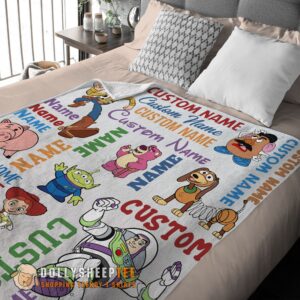 Alternative view of Awesome Toy Story With Our Disney Cartoon Toy Story Bedding Blanket Customize Blanket