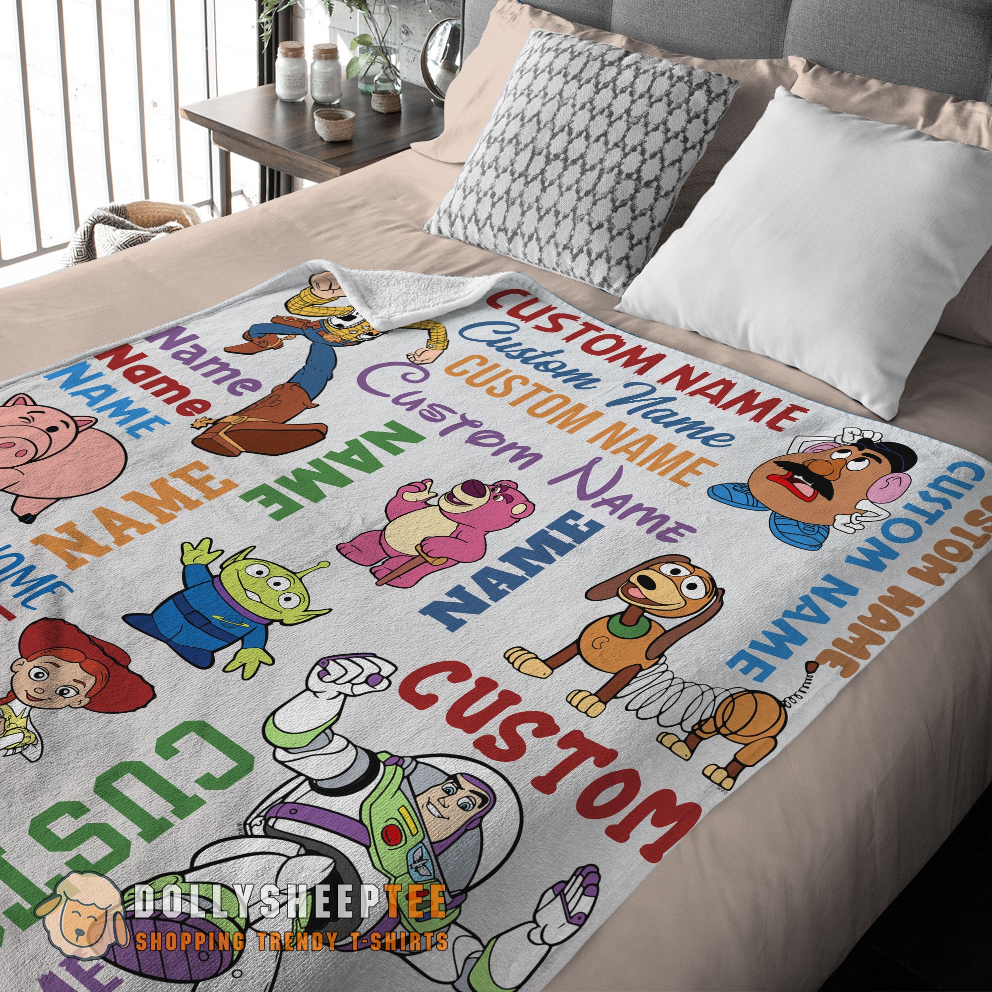 Awesome Toy Story With Our Disney Cartoon Toy Story Bedding Blanket Customize Blanket - Image 2