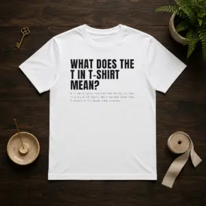 Funny What Does The T In Mean T Shirt Definition Shirt