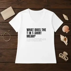 Alternative view of Funny What Does The T In Mean T Shirt Definition Shirt