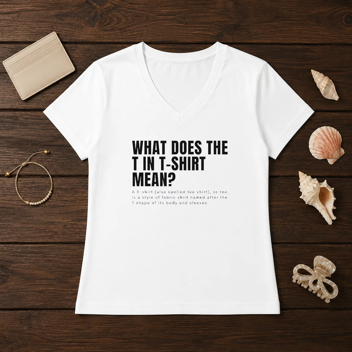 Funny What Does The T In Mean T Shirt Definition Shirt - Image 2