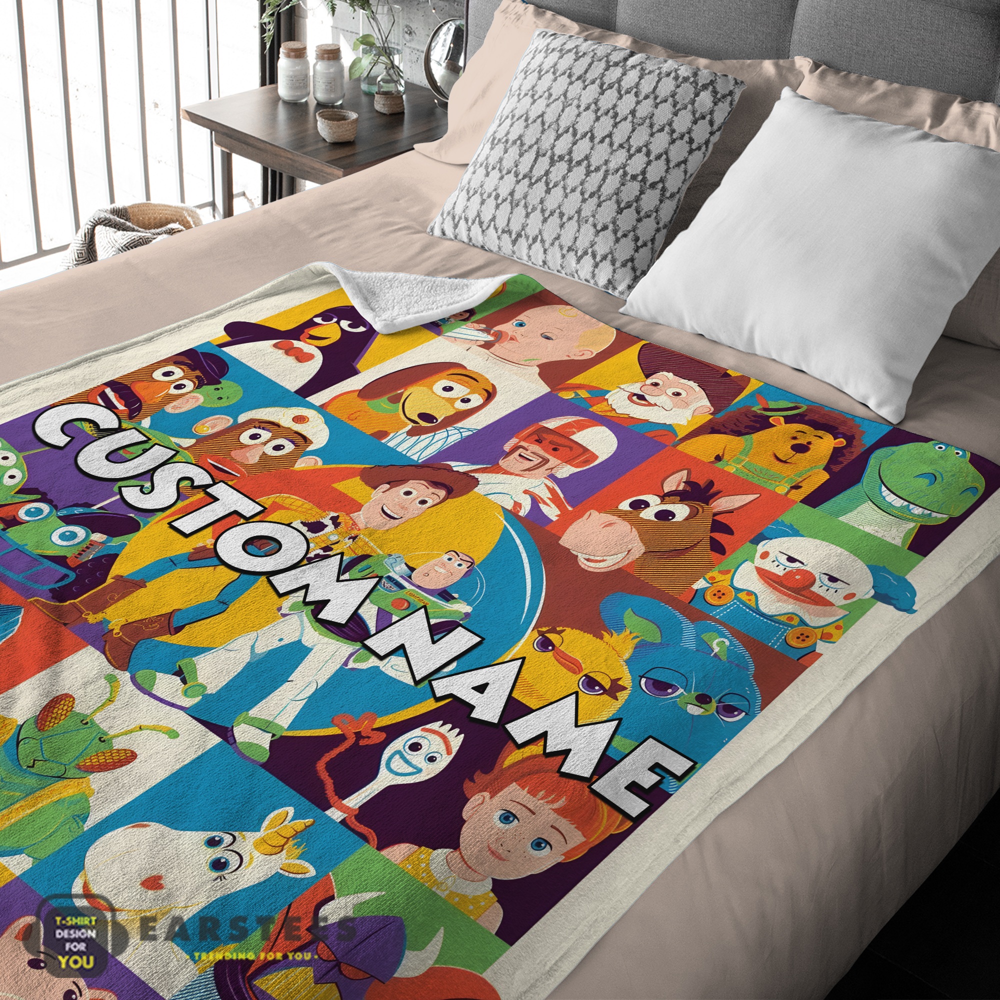 Good Disney Cartoon Toy Story Velveteen Cute Blanket Fleece Customized Blanket - Image 2