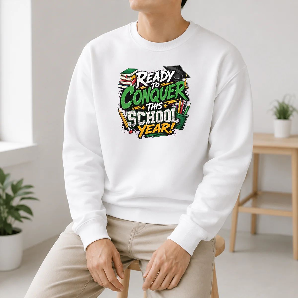 Pretty Back To School Excitement Ready To Conquer Shirt - Image 6