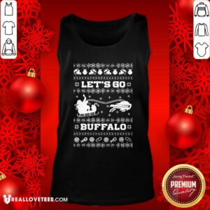 Alternative view of Top Let Go Buffalo Bills Ugly Christmas Shirt