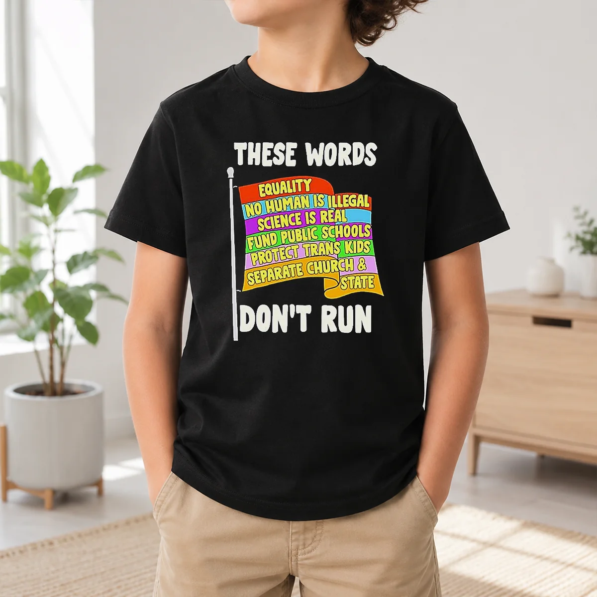 Awesome Equality No Human Is Illegal Science Is Real Fund Public Schools Protect Trans Shirt - Image 9