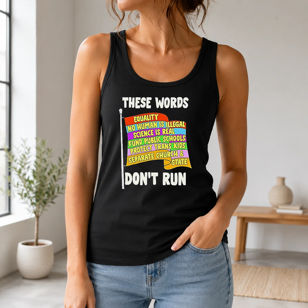 Awesome Equality No Human Is Illegal Science Is Real Fund Public Schools Protect Trans Shirt - Image 3