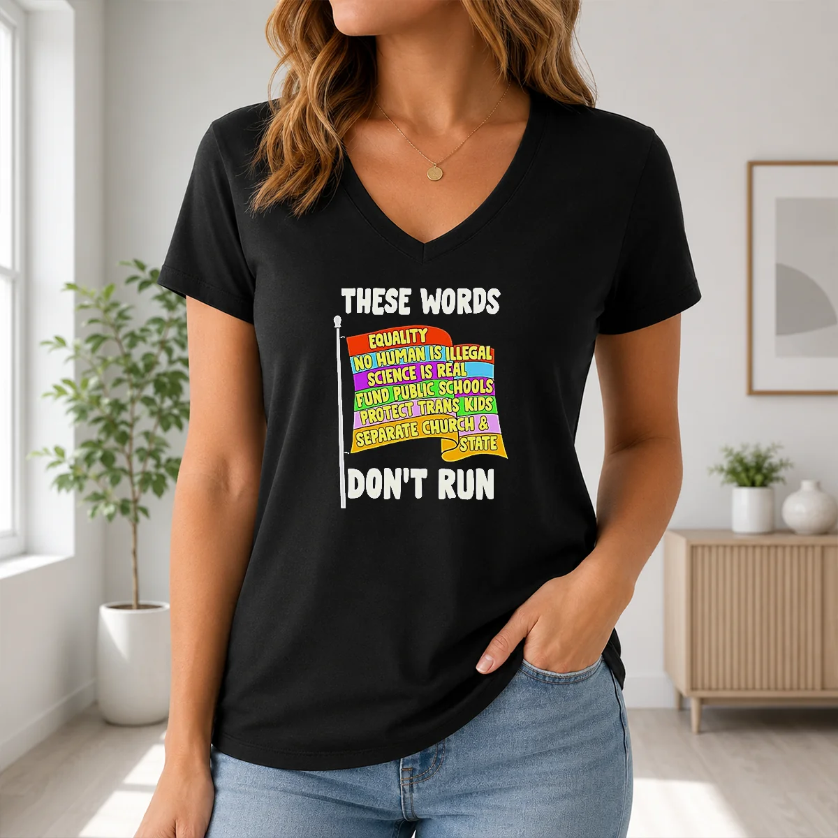 Awesome Equality No Human Is Illegal Science Is Real Fund Public Schools Protect Trans Shirt - Image 2