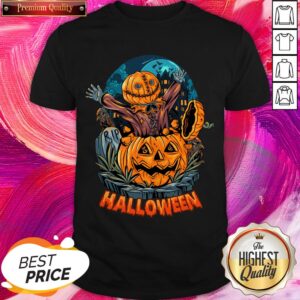 Funny Halloween Pumpkin Scarecrow Classic Shirt