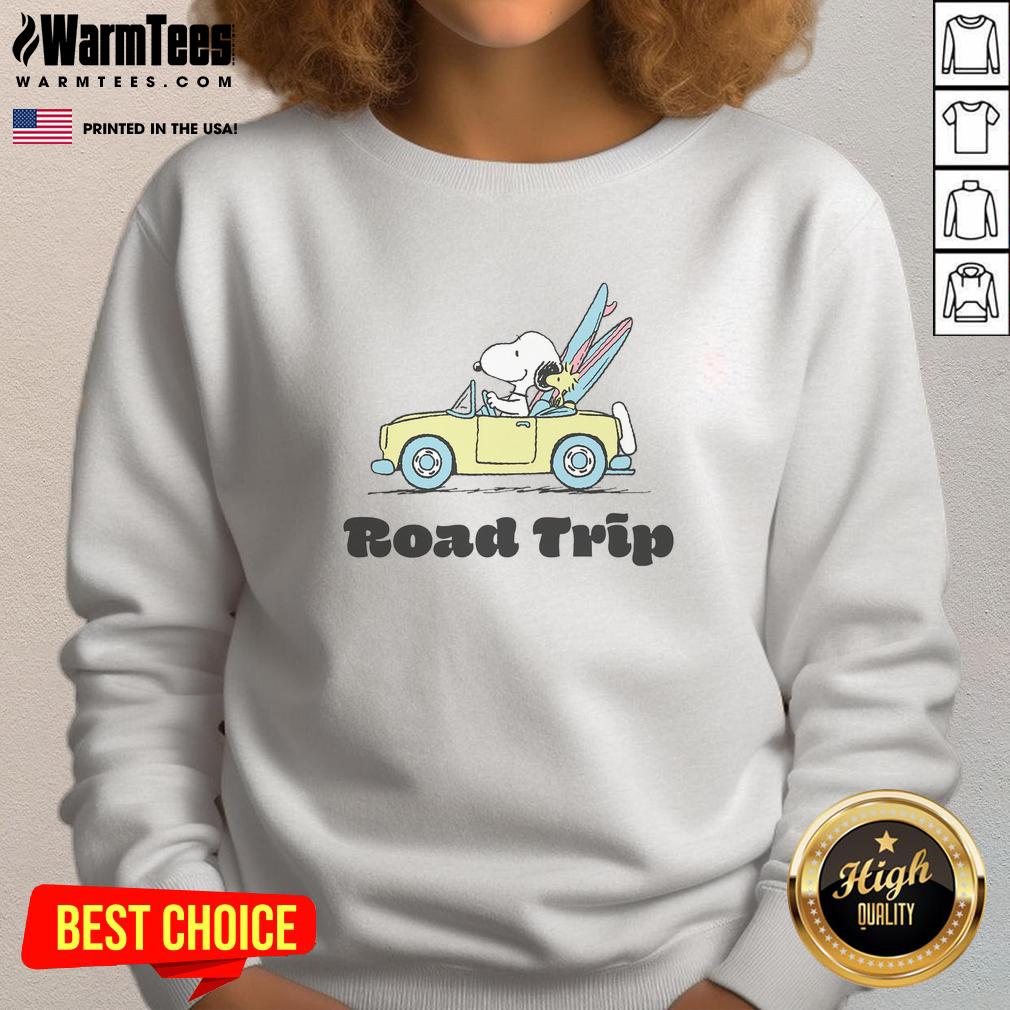 Pretty Peanuts Road Trip Snoopy And Woodstock T-Shirt - Image 5