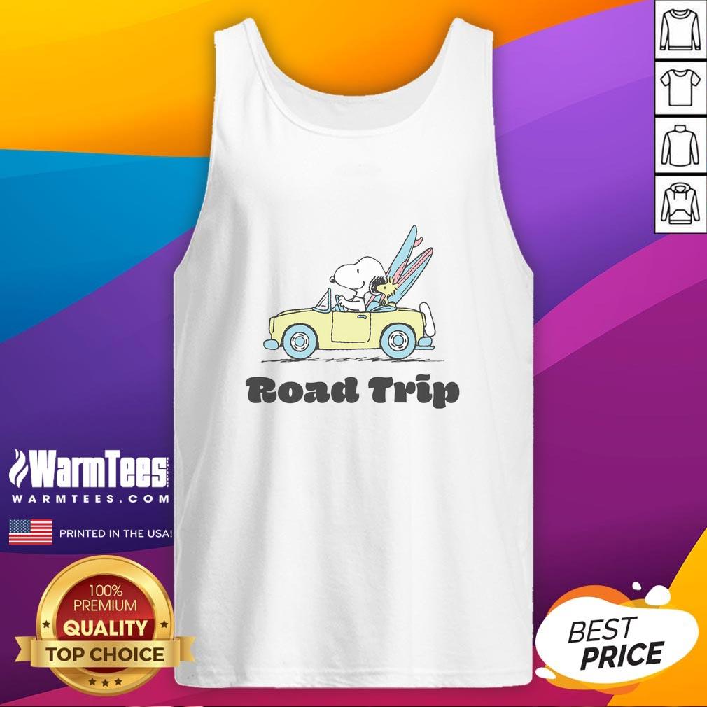 Pretty Peanuts Road Trip Snoopy And Woodstock T-Shirt - Image 4