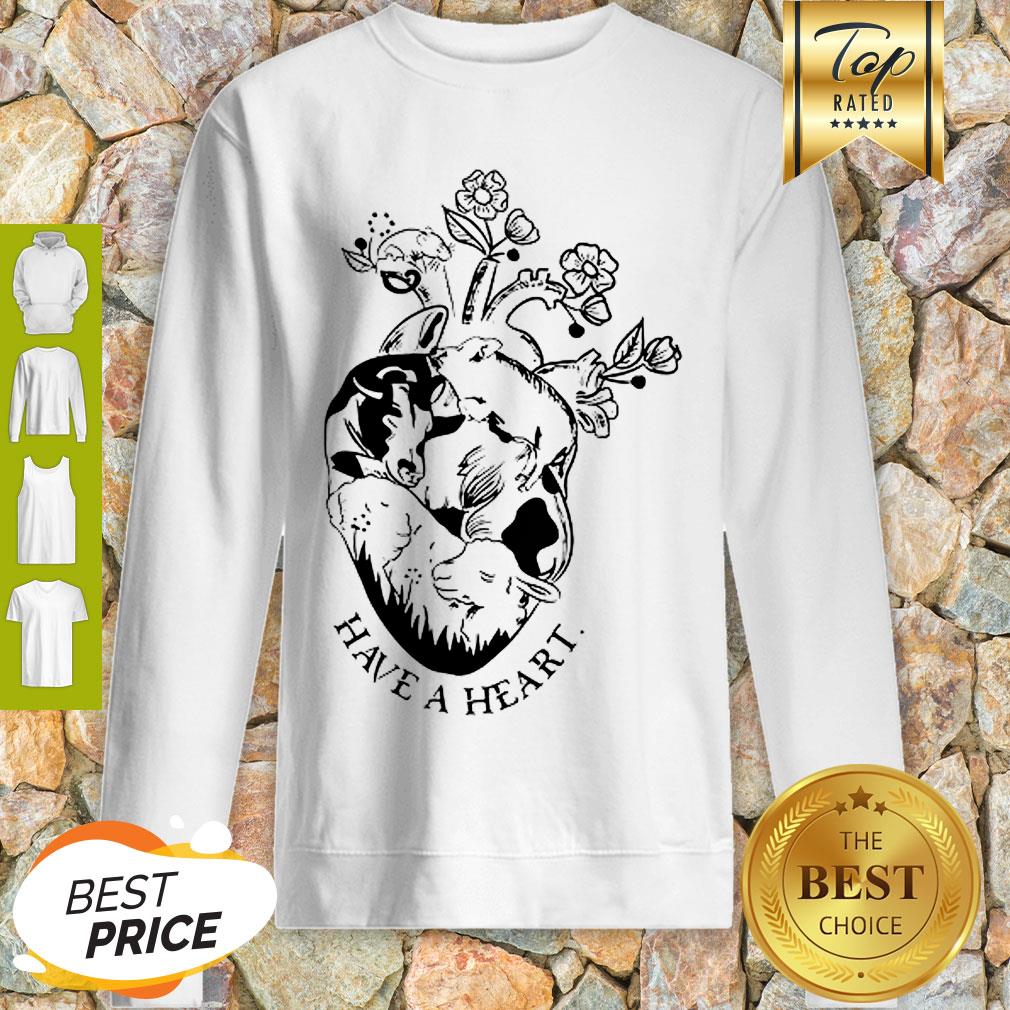 Awesome Pig And Cow Have A Heart Shirt - Image 3