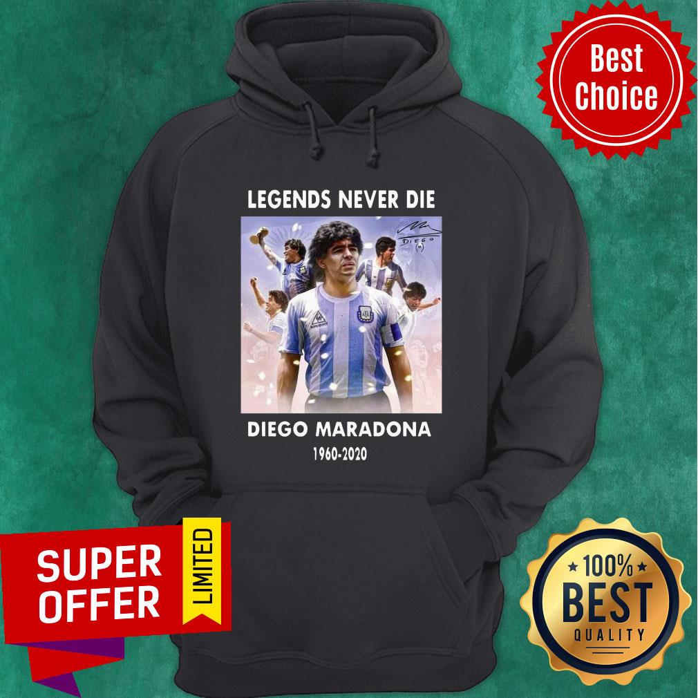 Official Diego Maradona Argentina Football Legend Never Die Shirt - Image 2