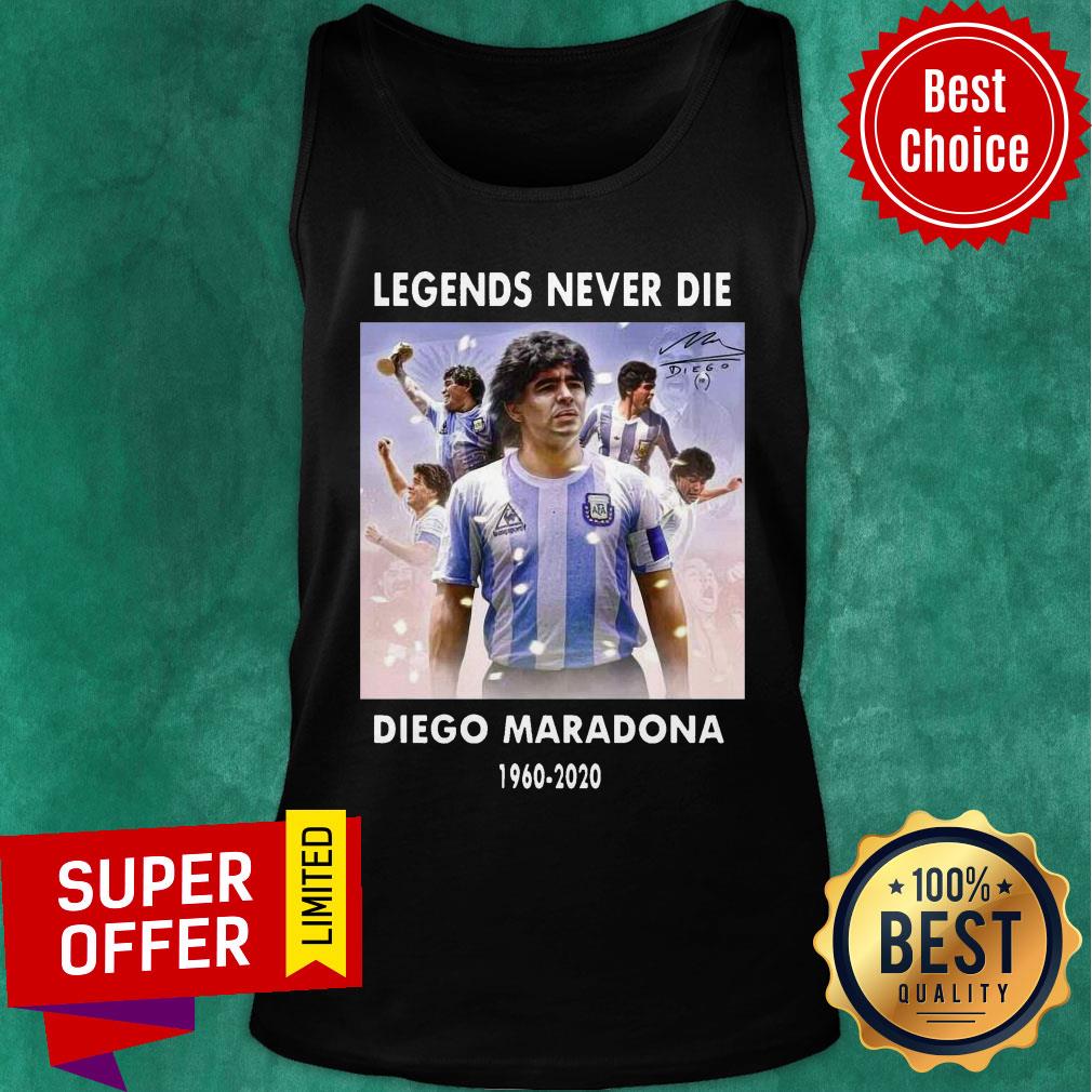 Official Diego Maradona Argentina Football Legend Never Die Shirt - Image 4