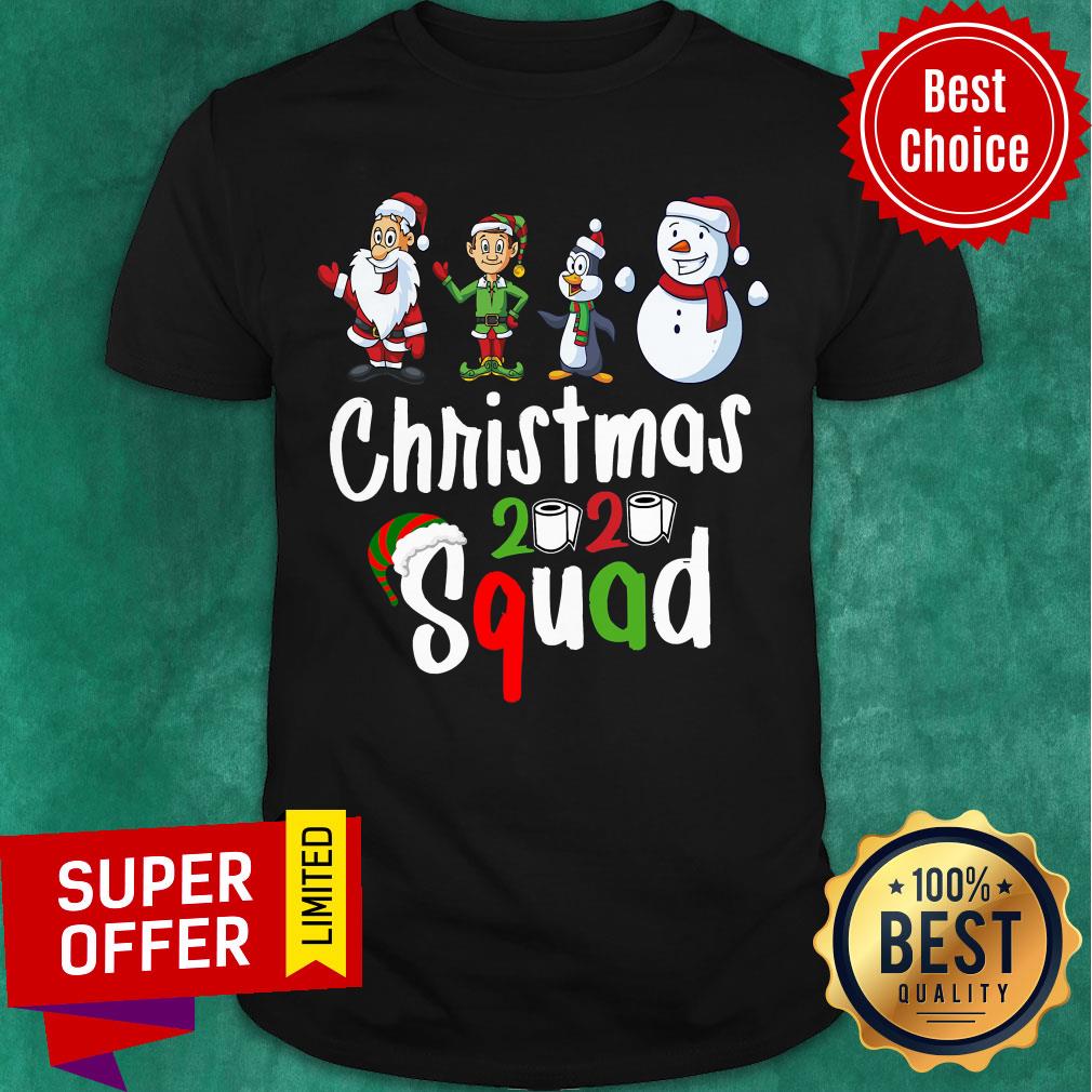 Official Santa Claus Elf Penguins Snowman Christmas 2020 Squad Shirt