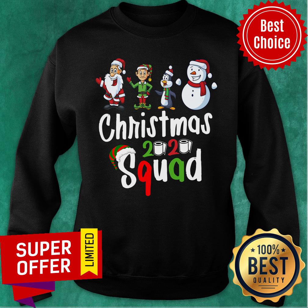 Official Santa Claus Elf Penguins Snowman Christmas 2020 Squad Shirt - Image 5