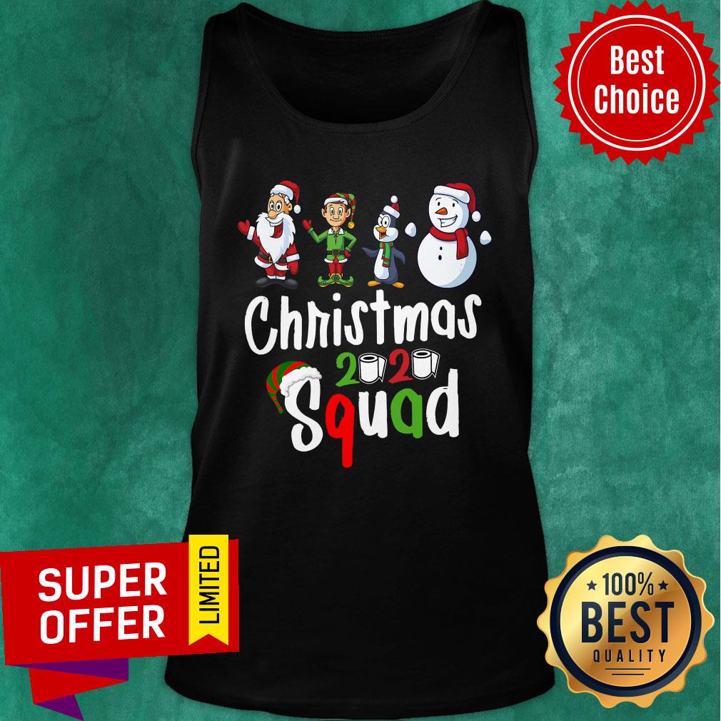 Official Santa Claus Elf Penguins Snowman Christmas 2020 Squad Shirt - Image 4