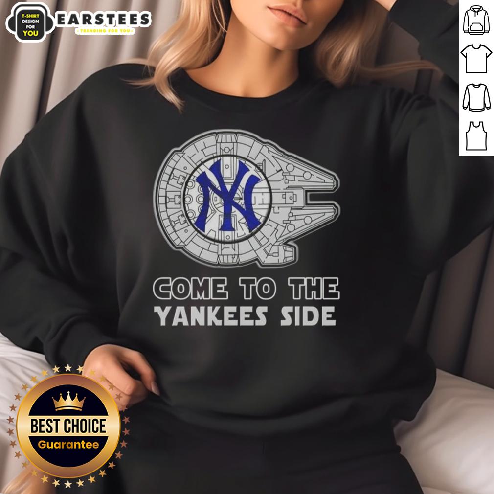 Good Star Wars Come To The New York Yankees Side T-Shirt - Image 5
