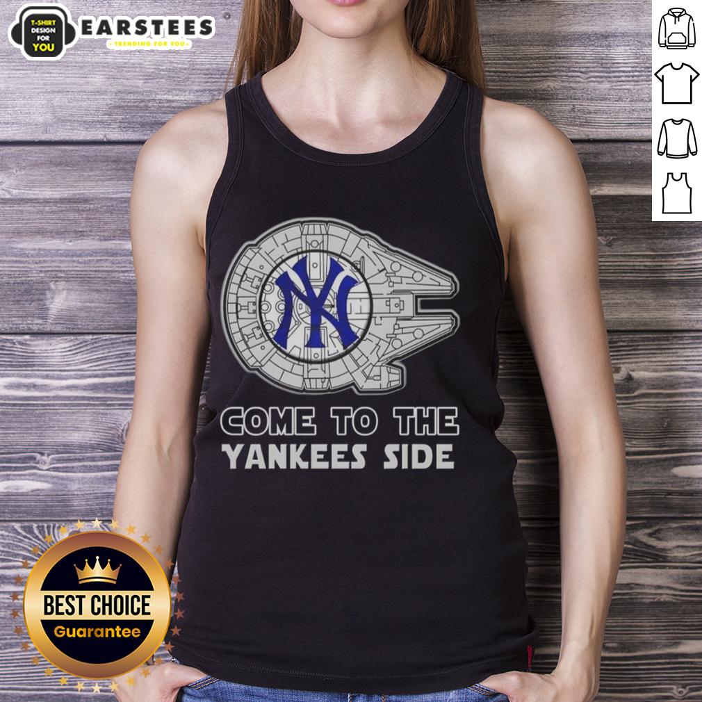 Good Star Wars Come To The New York Yankees Side T-Shirt - Image 4