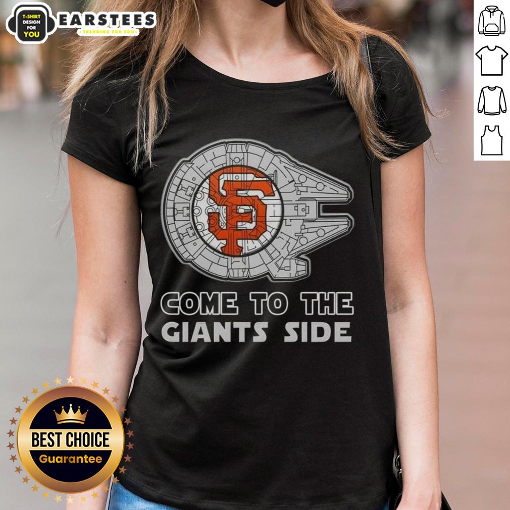 Good Star Wars Come To The San Francisco Giants Side T-Shirt - Image 3